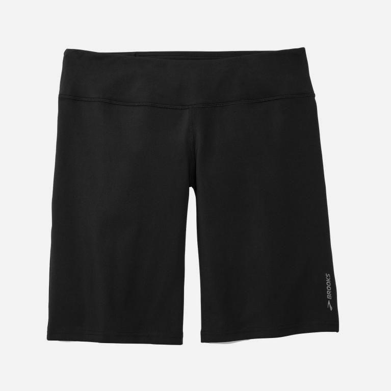 Brooks Venture Bermuda Womens Running Shorts Ireland Black (EJRD-50492)